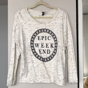 Size L Epic Weekend Crewneck Sweatshirt - Divided